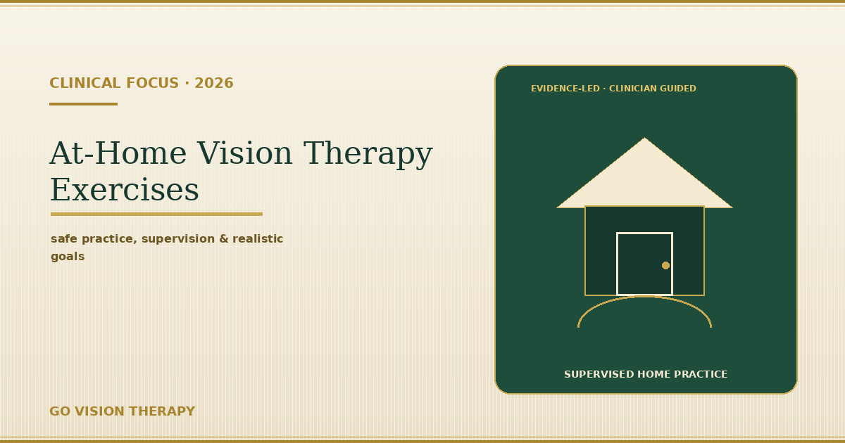 At-Home Vision Therapy Exercises for Lazy Eye