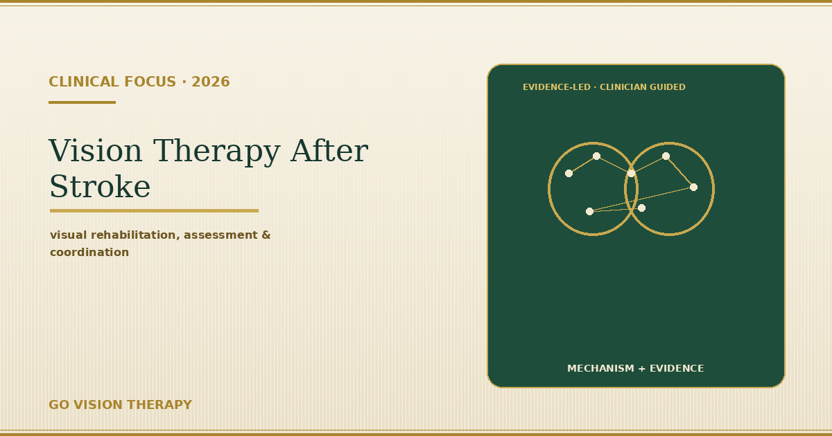Vision Therapy After Stroke & Brain Injury: Recovery Guide (2026)